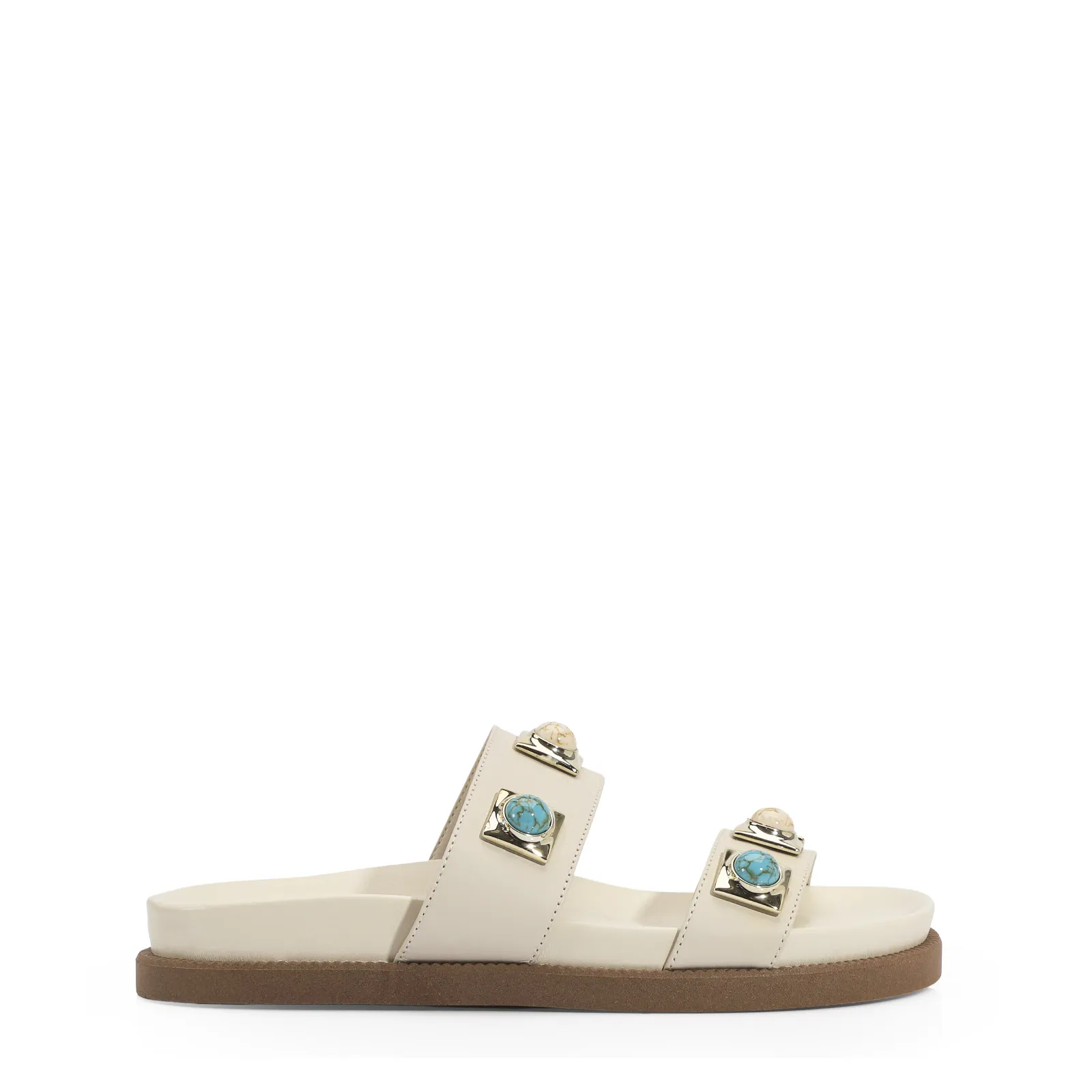 Papete Couro Off White