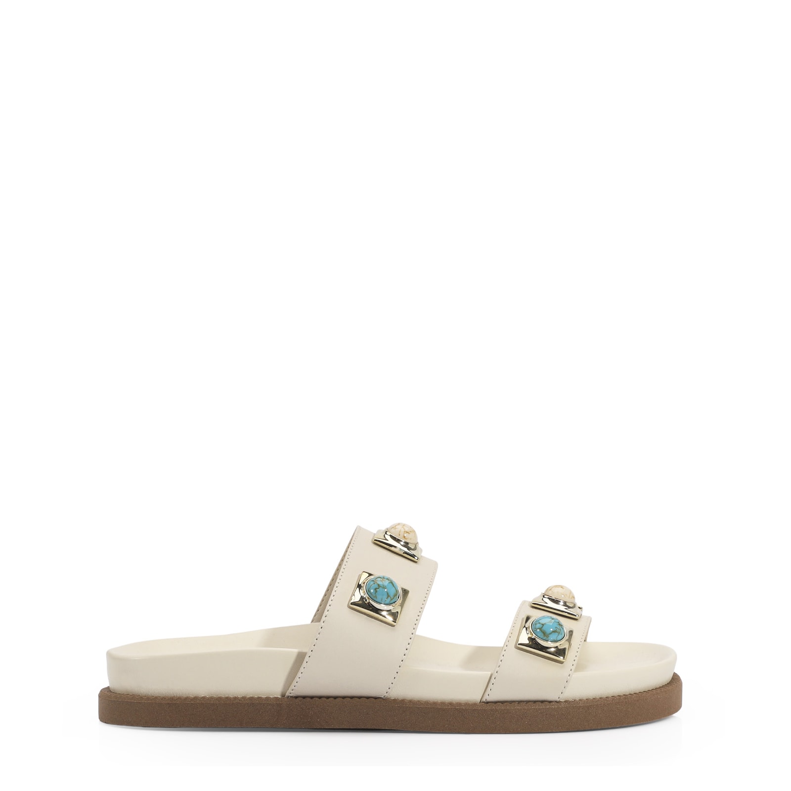 Papete Couro Off White