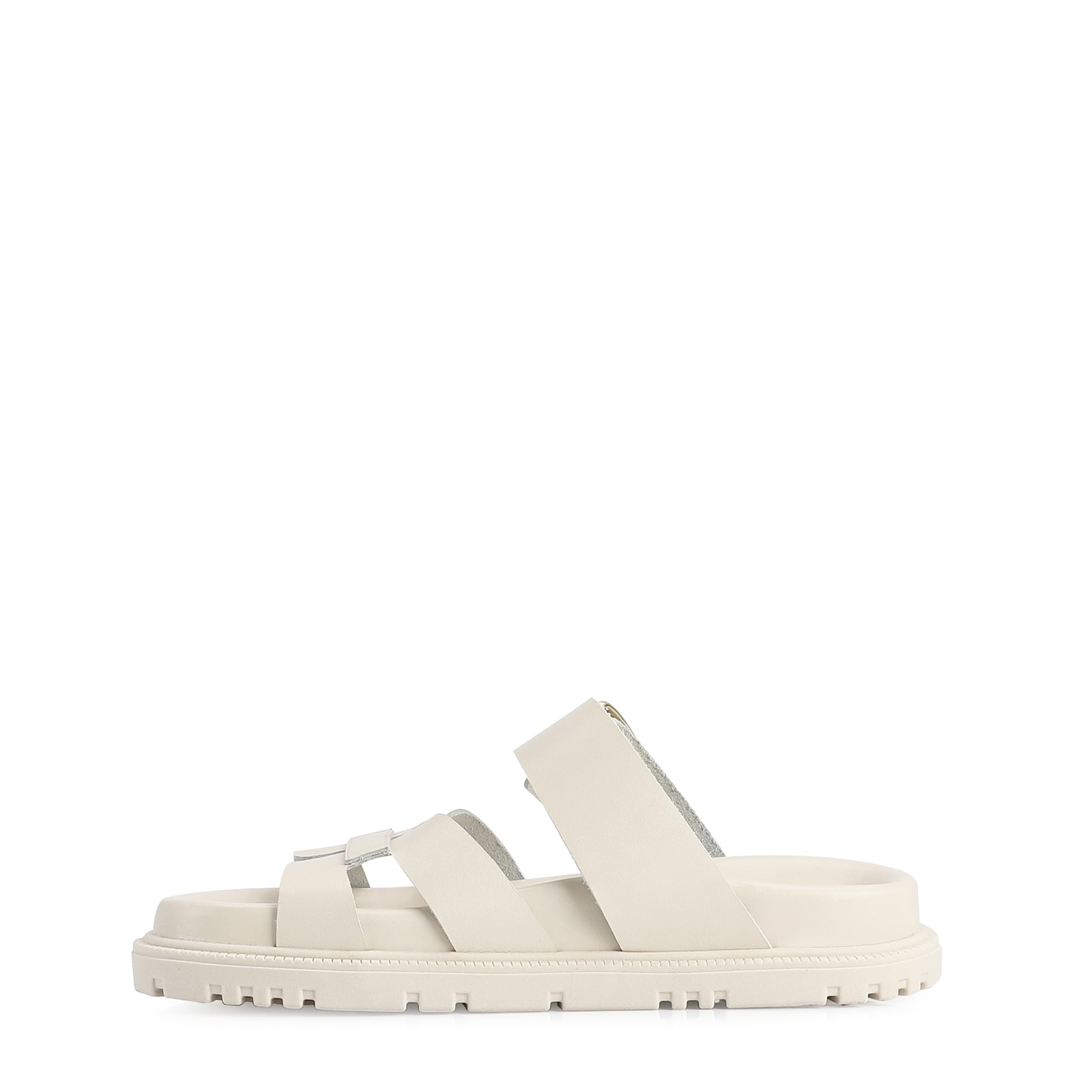 Papete Couro Off White