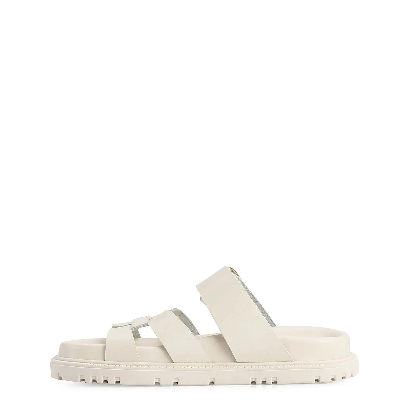 Papete Couro Off White