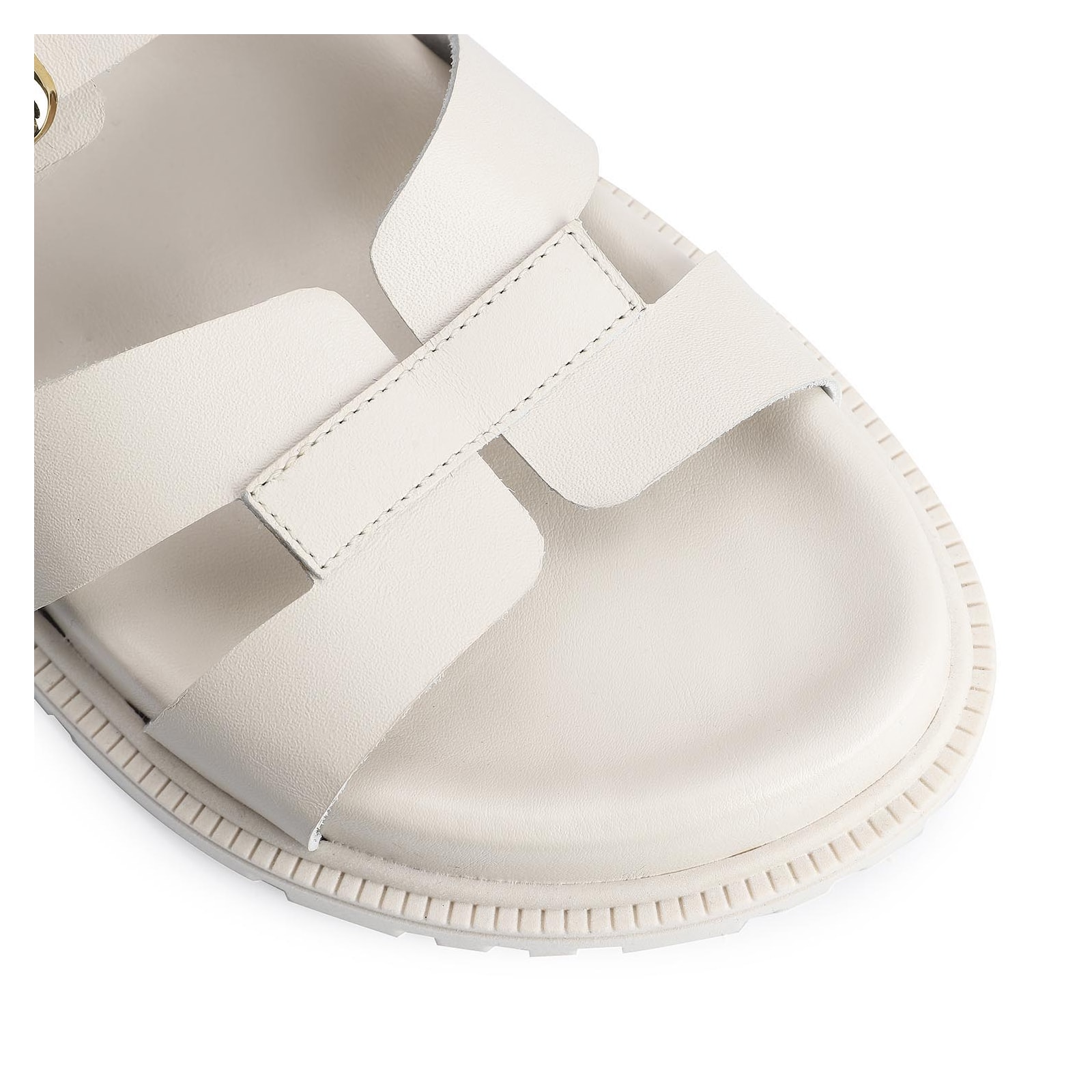 Papete Couro Off White
