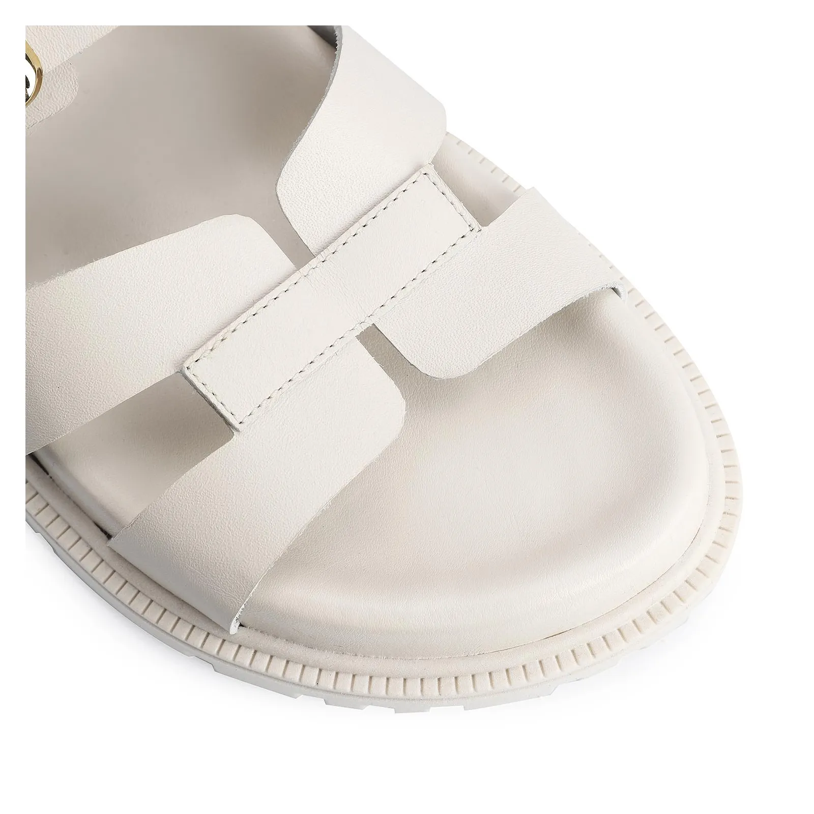 Papete Couro Off White