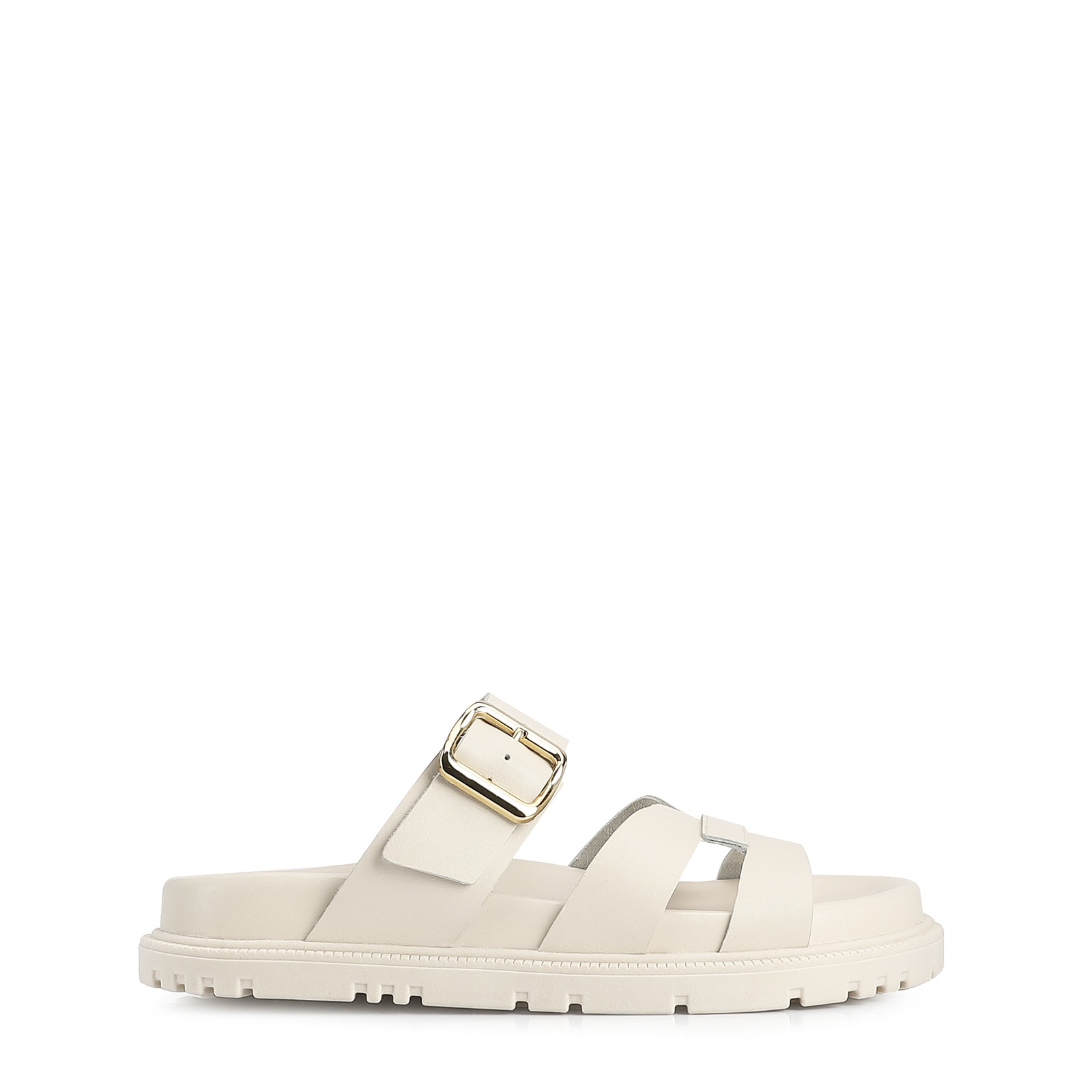 Papete Couro Off White