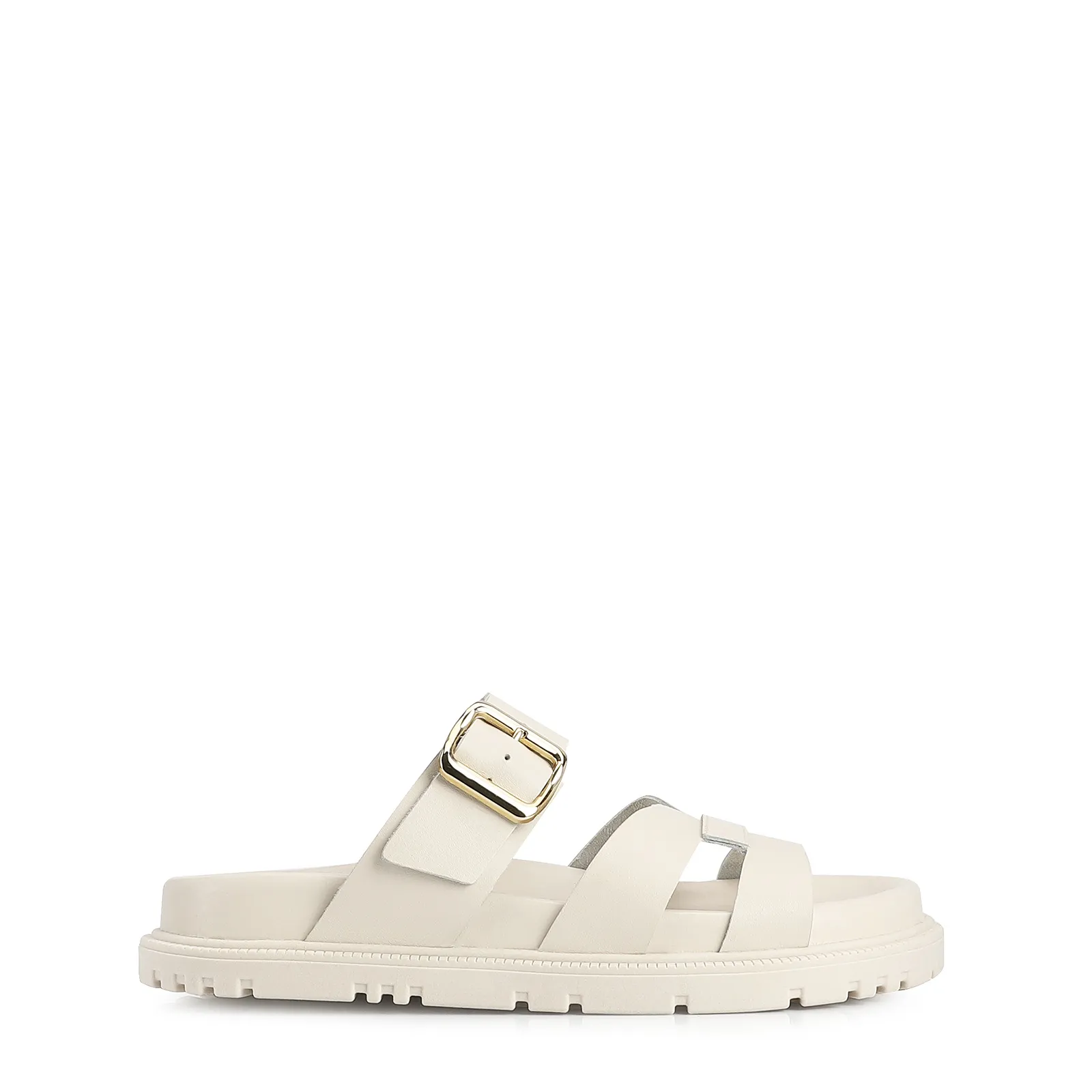 Papete Couro Off White