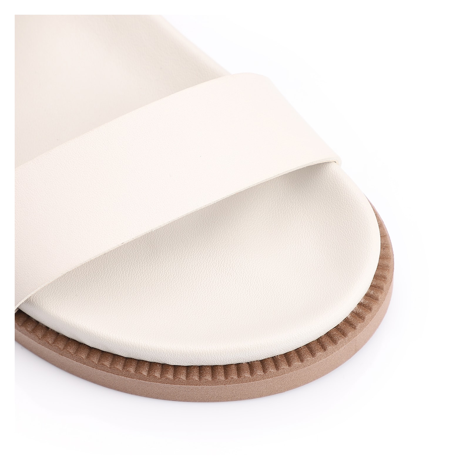 Papete Couro Off White