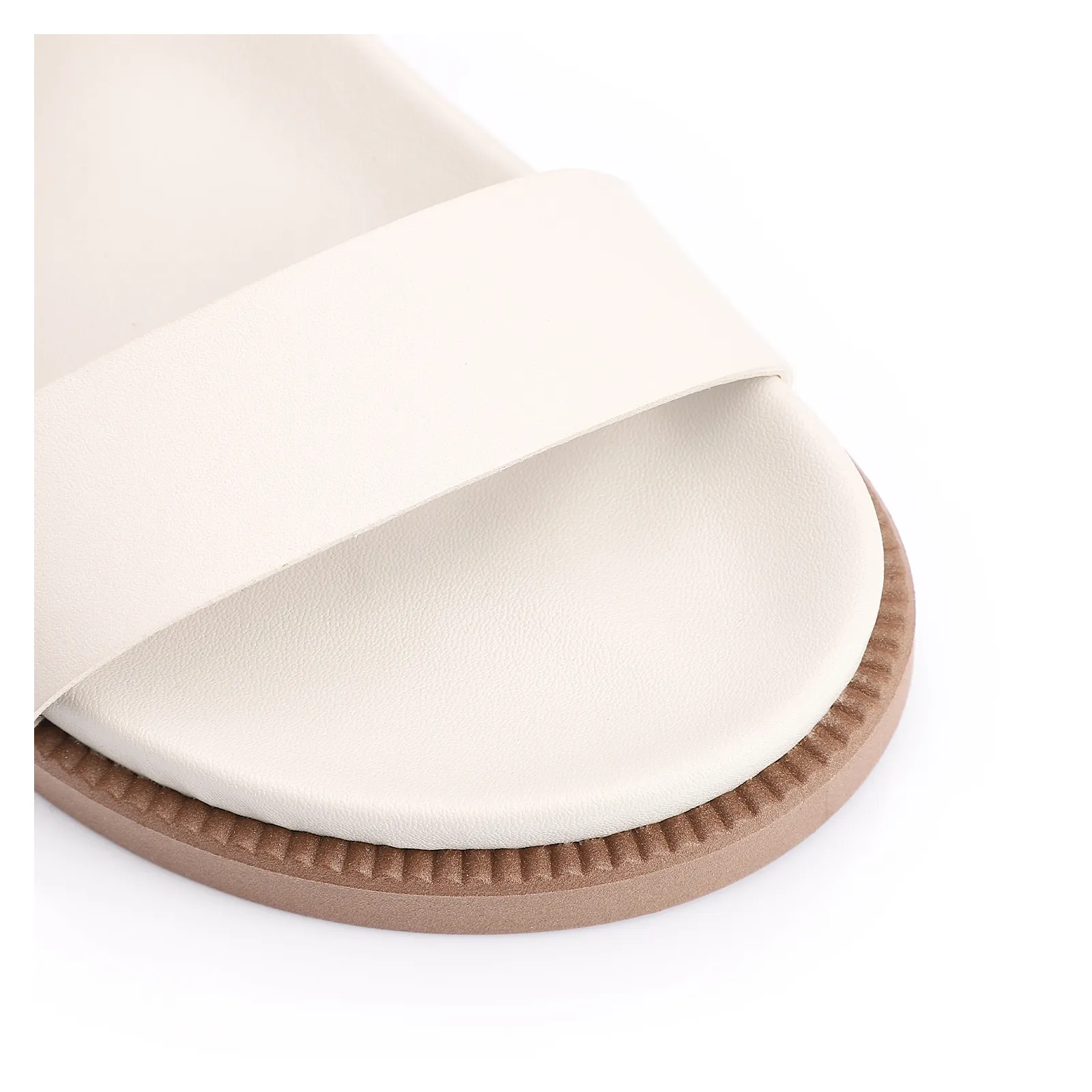 Papete Couro Off White