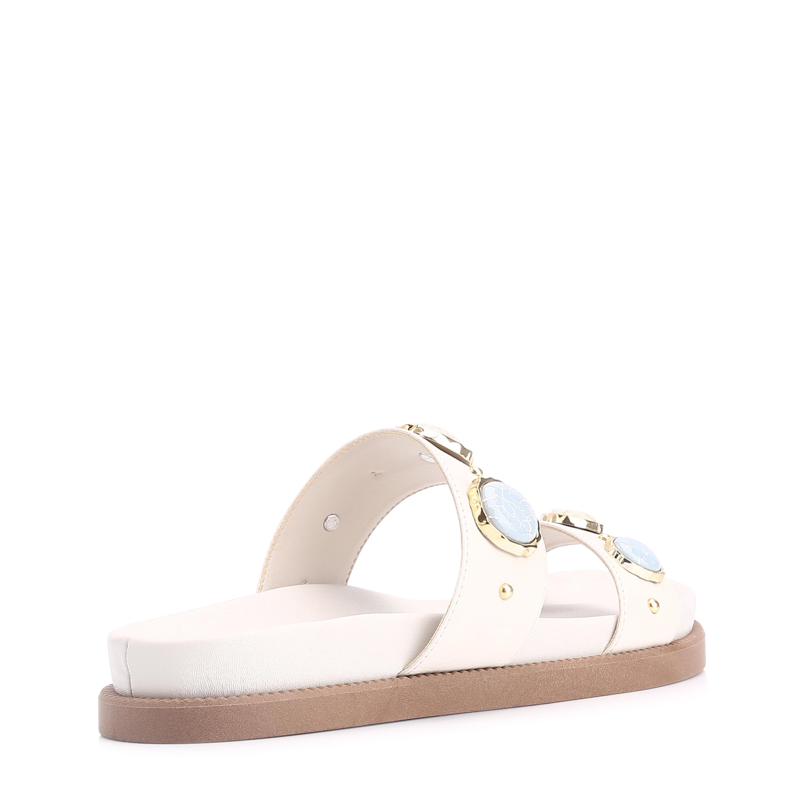 Papete Couro Off White