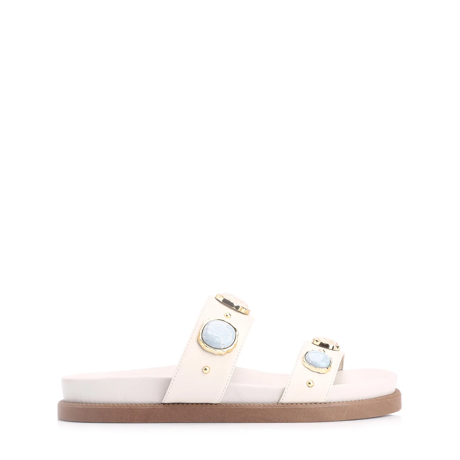 Papete Couro Off White