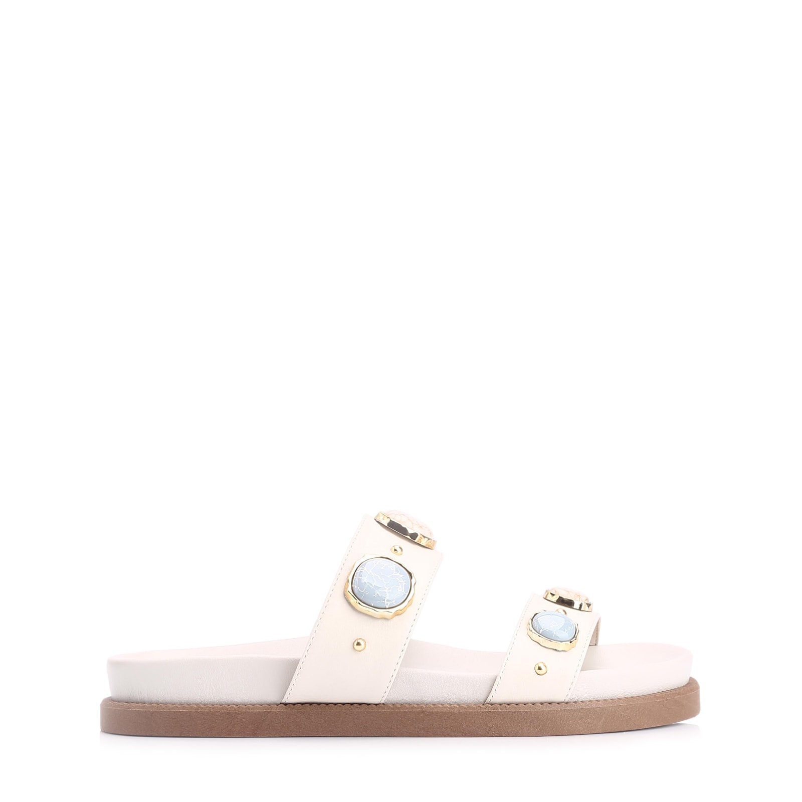 Papete Couro Off White