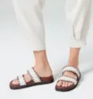 Papete Couro Off White/Marrom - imagem 2