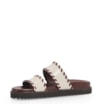 Papete Couro Off White/Marrom - imagem 5