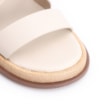 Papete Couro Off White/Ráfia Natural - imagem 5