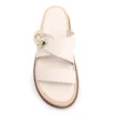 Papete Couro Off White/Ráfia Natural - imagem 4