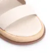 Papete Couro Off White/Ráfia Natural - imagem 5