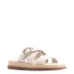 Papete Couro Off White/Ráfia Natural - imagem 1