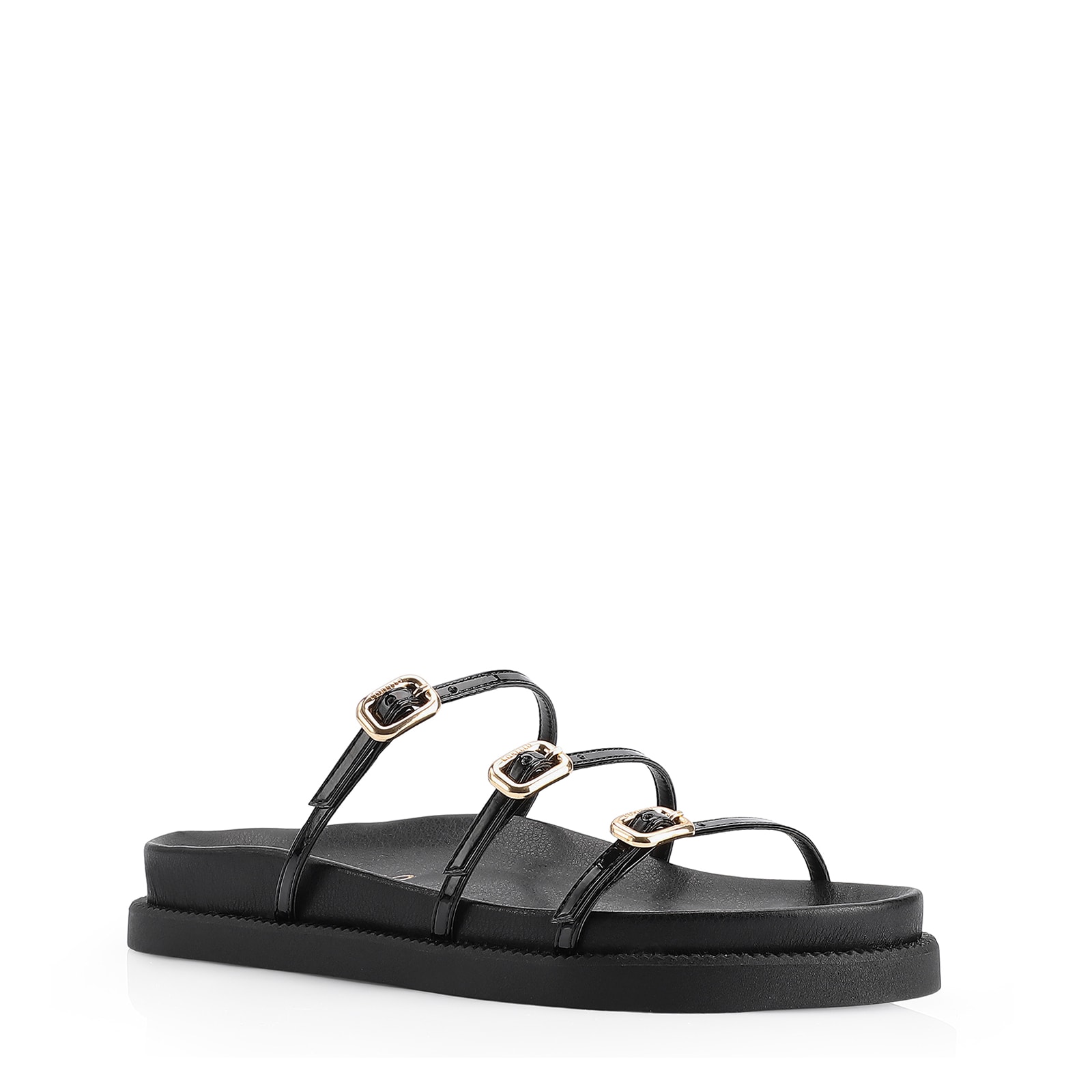 Papete Fivelas Alt/Verniz Preto