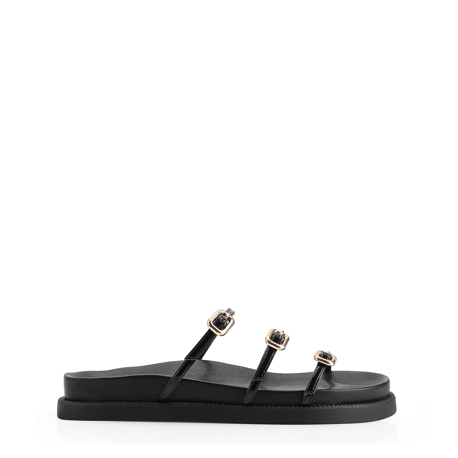 Papete Fivelas Alt/Verniz Preto