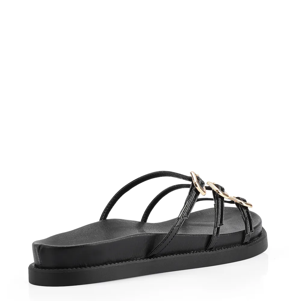 Papete Fivelas Alt/Verniz Preto - imagem 3