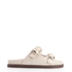 Papete Fivelas Couro Croco Off White - imagem 2