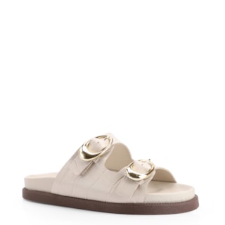 Couro Croco Off White
