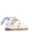 Papete Lenço Couro Off White - imagem 4