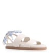 Papete Lenço Couro Off White - imagem 1