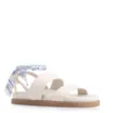 Papete Lenço Couro Off White - imagem 1