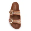 Papete Marrom Claro Alt Acabamento Ráfia Multicolor Fivela - imagem 5