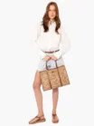 Papete Marrom Claro Couro Animal Print Fivela - imagem 8