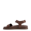 Papete Marrom Couro Antique Maxi Fivela Dourada - imagem 4