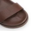 Papete Marrom Couro Antique Maxi Fivela Dourada - imagem 6