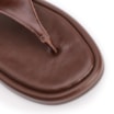 Papete Marrom Couro Fivela Dourada - imagem 7