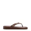 Papete Marrom Salto  Flatform Alt Croco Pedras - imagem 2