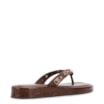 Papete Marrom Salto  Latform Alt Croco Pedras - imagem 3