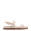 Papete Of White Couro Fivela Tornozelo - imagem 2