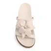 Papete Off White Alt/Couro Aplique Flor - imagem 5