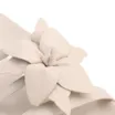 Papete Off White Alt/Couro Aplique Flor - imagem 7