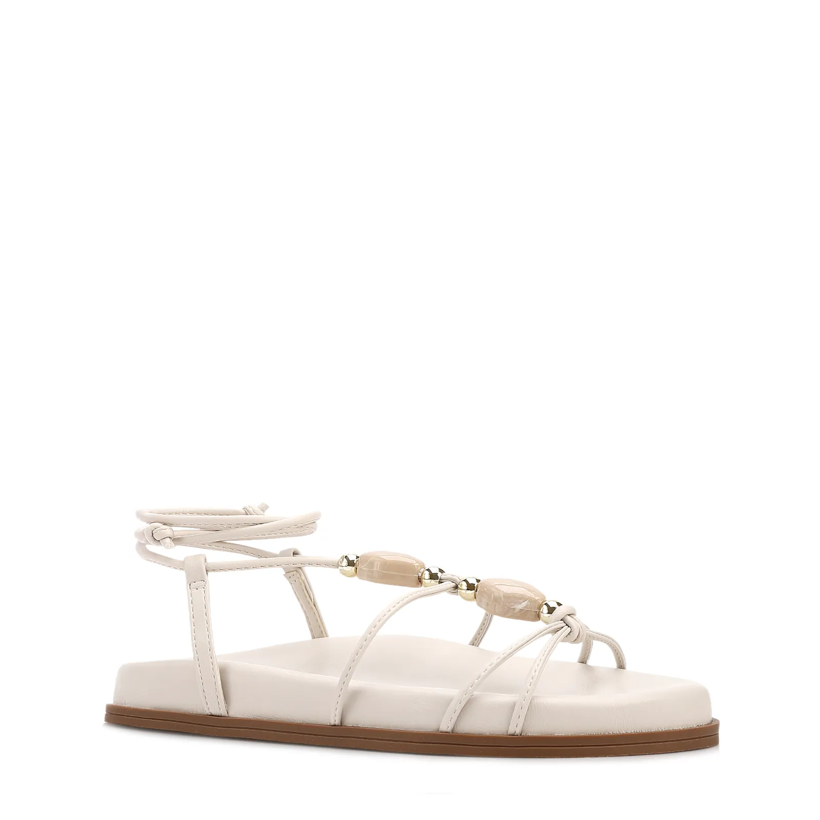 Papete Off White Alt Pedras Amarração