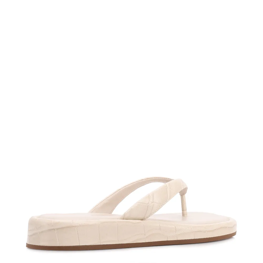 Papete Off White Alt Salto Flatform Tira Fina - imagem 3