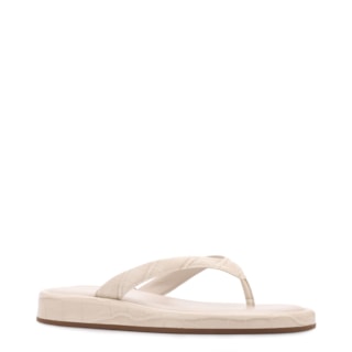 Off white Alt Salto Flatform Tira fina