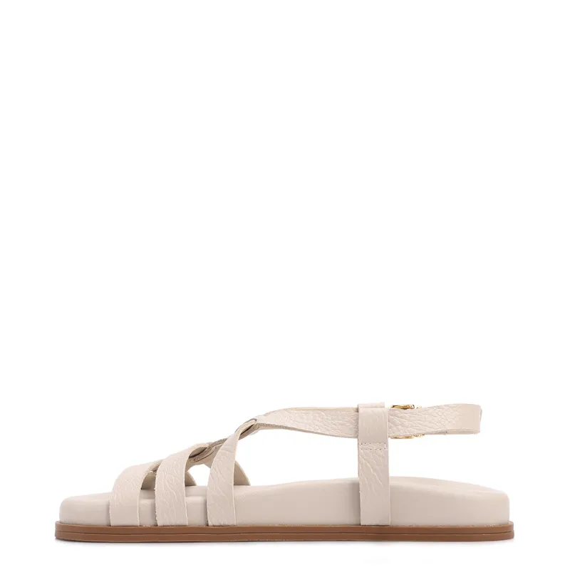 Papete Off White Couro Antique Fecho Calcanhar - foto 4