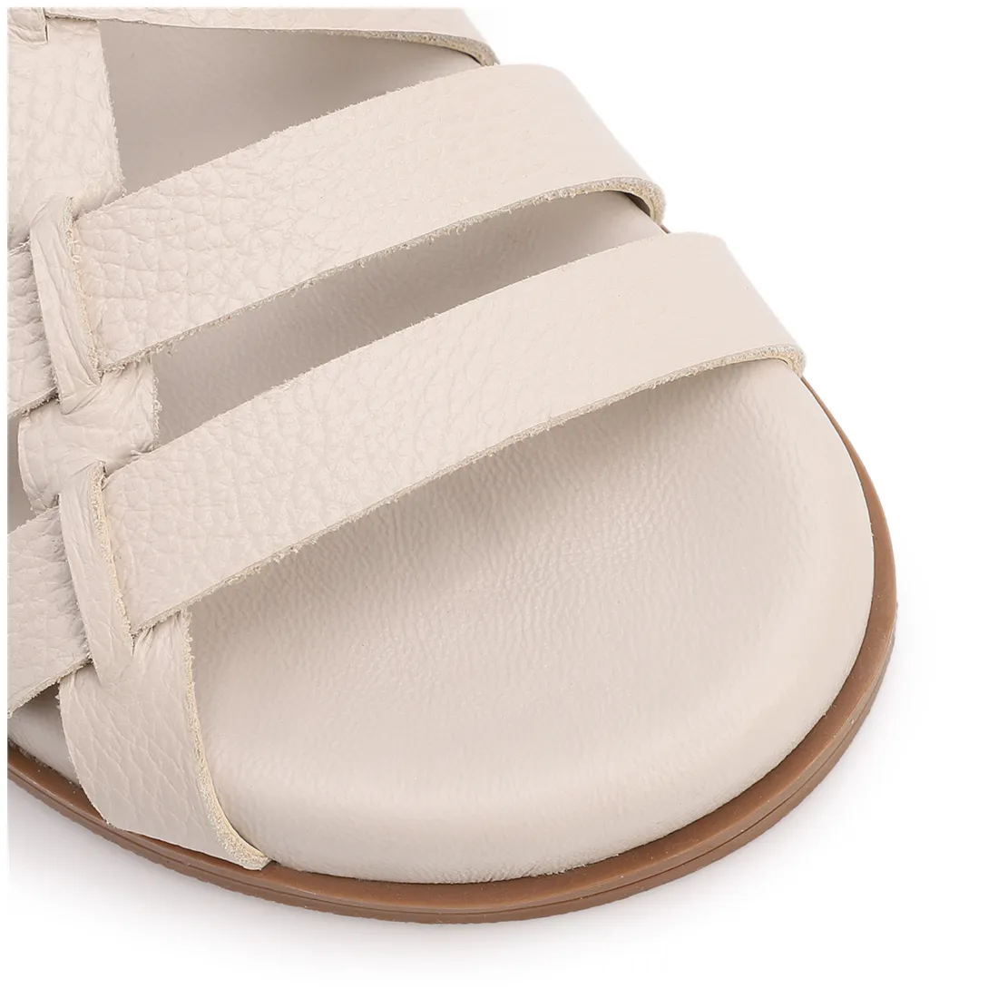 Papete Off White Couro Antique Fecho Calcanhar - foto 6