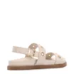 Papete Off White Couro Antique Ilhós Dourado - imagem 4