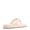 Papete Off White Couro Antique Tiras Transpassadas - imagem 3