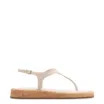 Papete Off White Couro Cortiça Fivela - imagem 2