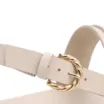 Papete Off White Couro Fivela Tornozelo - imagem 7