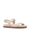 Papete Off White Couro Fivela Tornozelo - imagem 1