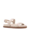 Papete Off White Couro Fivela Tornozelo - imagem 1