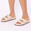 Papete Off White Couro Laço - imagem 2