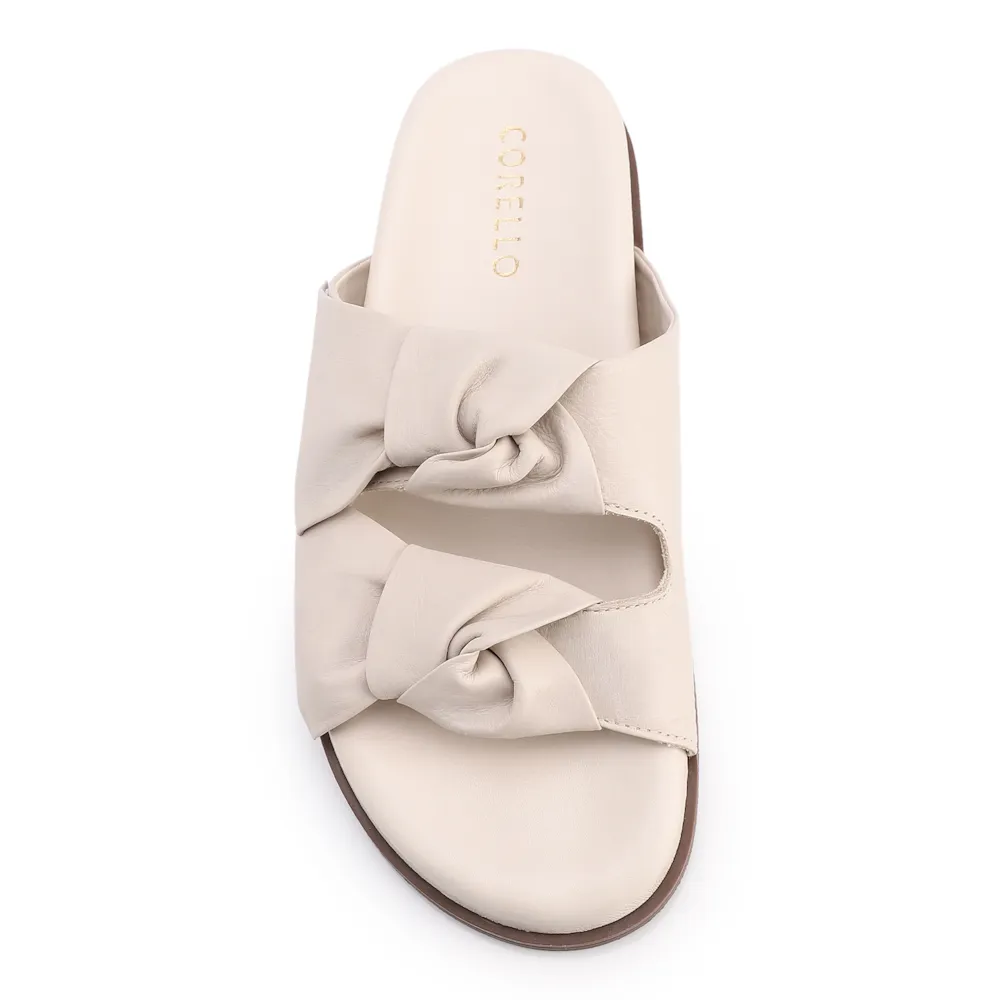Papete Off White Couro Laço - imagem 6